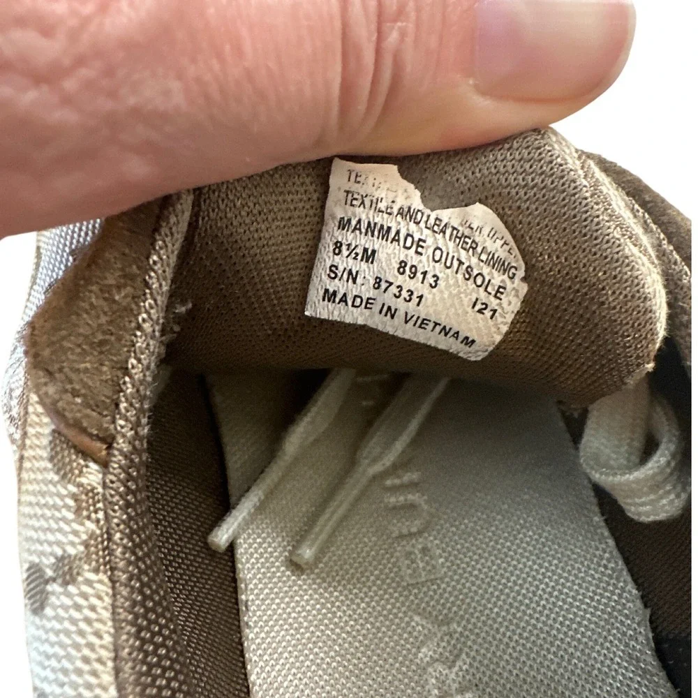 Tory Burch Good Luck T-Monogram Trainer Brown Suede Chunky Sneakers 8.5